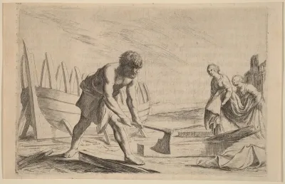 Ulysses on the Island of the Goddess Calypso