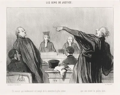 Un Avocat qui est... rempli de la conviction... intime...