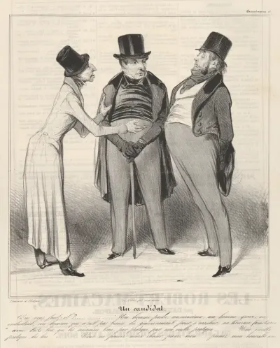 Un Candidat, plate 48 from "Caricaturana"
