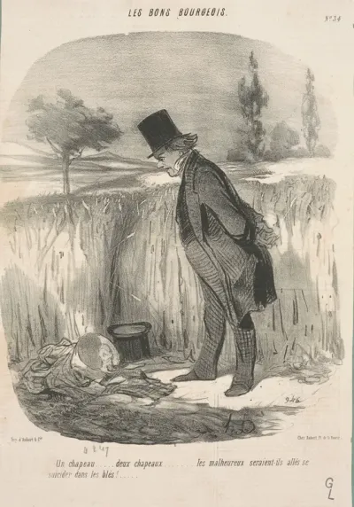 Un chapeau ... deux chapeaux ... les malheureux ...