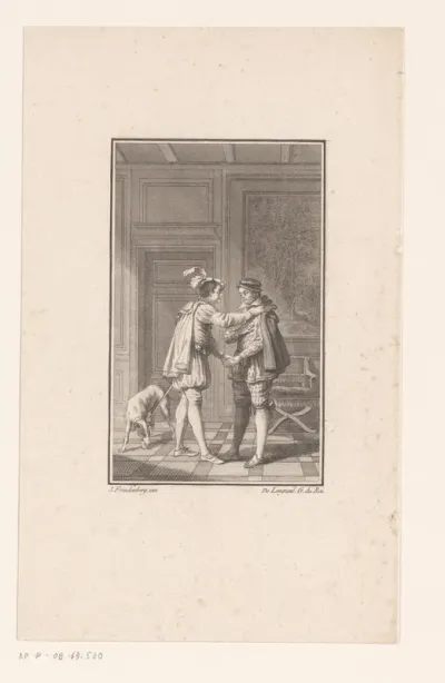 Un gentilhomme du Perche, se défiant de son ami