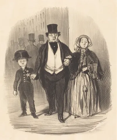 Un Jeune homme qui est l'espoir... de la famille Badinguet
