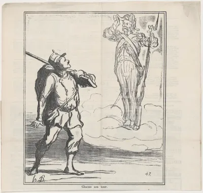 Un Leçon de Botanique, from "Croquis Parisiens"