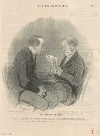 Un léger manuscrit