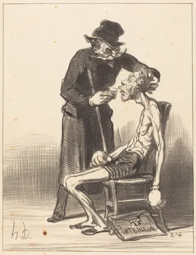 Un Lutteur malheureux