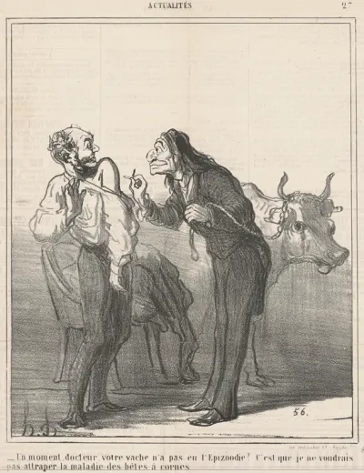 Un moment ... votre vache n'a pas eu l'epizoodie? ...