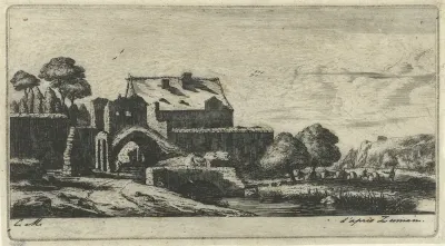 Un moulin à eau près de Saint-Denis