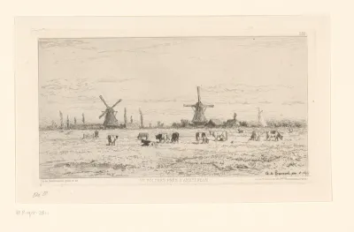 Un polders près d'Amsterdam