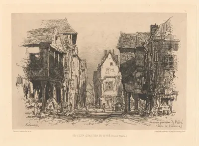 Un Vieux Quartier de Vitré (Ille-et-Vilaine)
