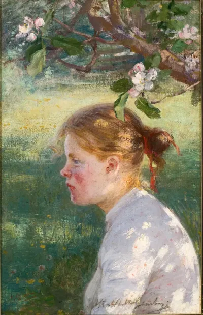 Under the apple tree