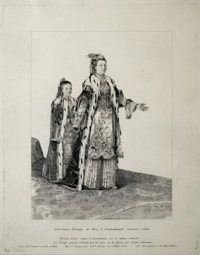 Une dame francque de Pera naar Liotard