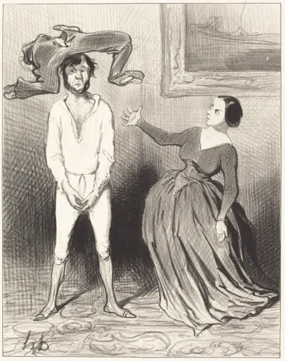 Une Femme comme moi... remettre un bouton?...