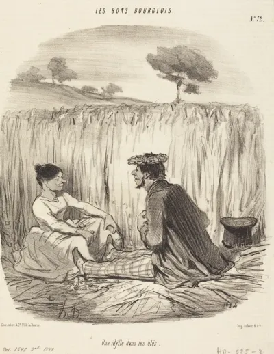 Une Idylle dans les blés