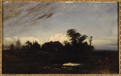 Une mare près de la Glacière, au crépuscule (1821)