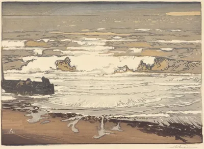 Unfurled Waves, Flood of September, 1901 (Les Vagues deferlent)