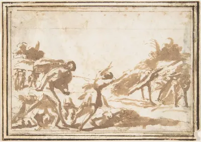 Unidentified Scene: Figures in a Landscape