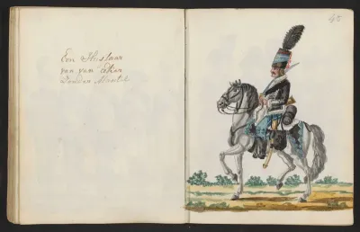 Uniform van een huzaar van Van Eeker