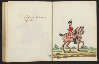 Uniform van Engelse cavalerist