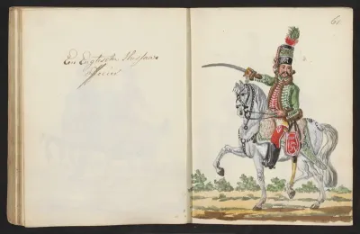 Uniform van Engelse huzaar
