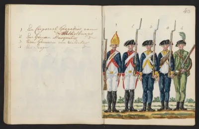 Uniformen van Mecklenburg en Waldeck