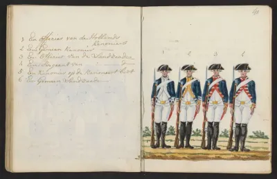 Uniformen van Musketiers