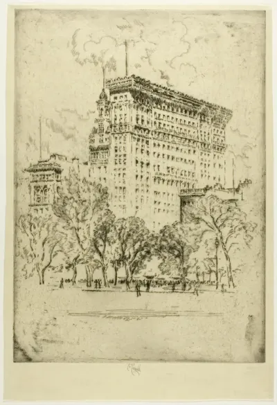 Union Square and Bank of Metropolis