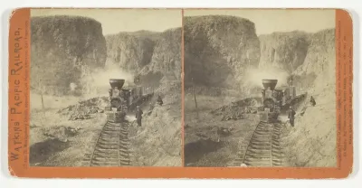 Untitled (Central Pacific Railroad), from the series "Watkin's Pacific Railroad"