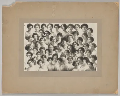 Untitled (composite photo of headshots of a group of women)