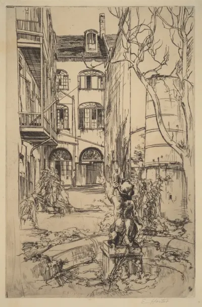 Untitled (Courtyard, New Orleans)