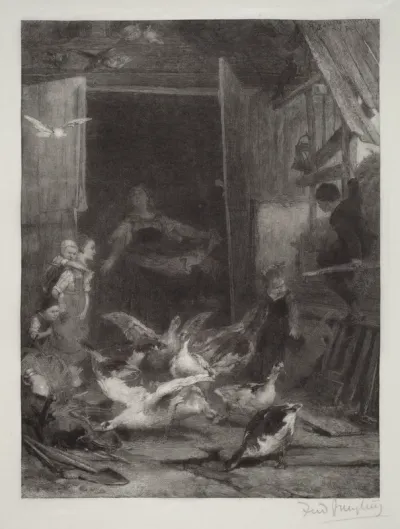 Untitled (Farm Scene)