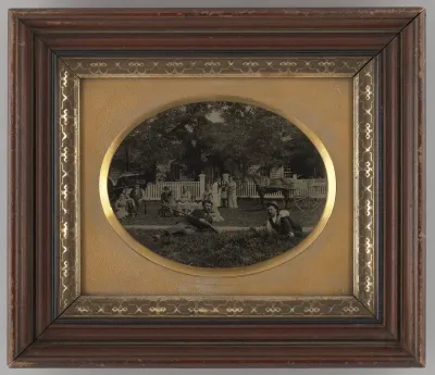 Untitled (Group Portrait of People in a Park)