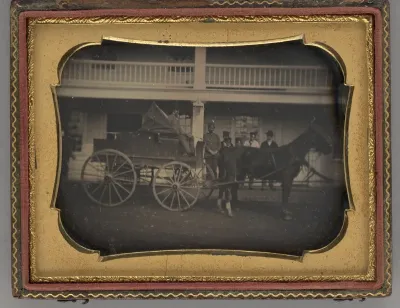 Untitled (Horse-Drawn Carriage)