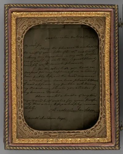 Untitled (Letter from Andrew Jackson, Washington, December 26, 1836)