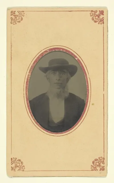 Untitled (Portrait of a Bearded Man with Hat)
