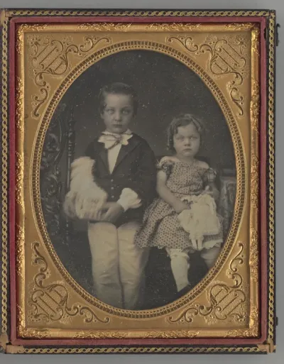 Untitled (Portrait of a Boy and Girl)