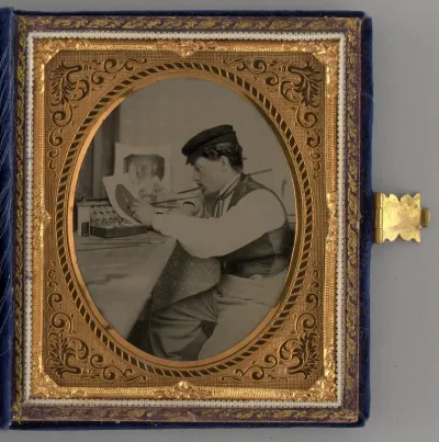 Untitled (Portrait of a Man Painting)
