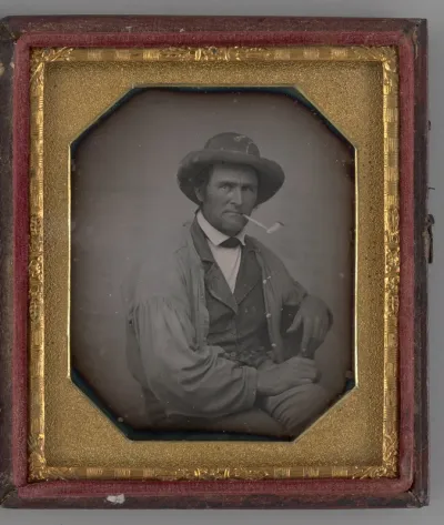 Untitled (Portrait of a Man with a Corn Pipe)