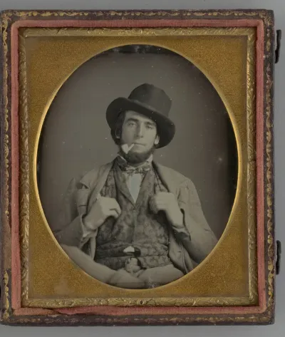 Untitled (Portrait of a Man with Hat and Pipe)