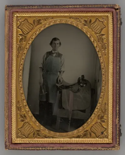 Untitled (Portrait of a Saddle Maker)