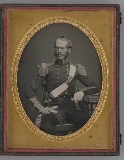 Untitled (Portrait of a Seated Man in Military Uniform)