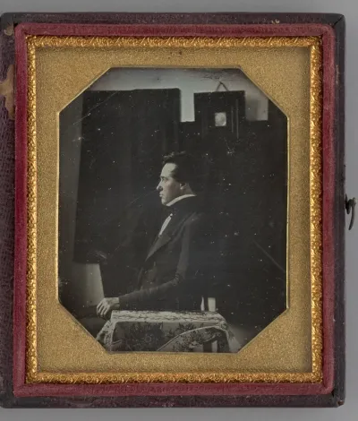 Untitled (Portrait of a Seated Man in Profile)