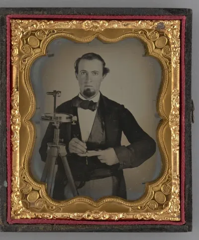 Untitled (Portrait of a Standing Man with a Sextant)