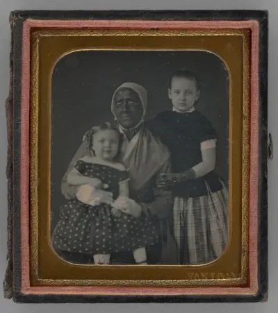 Untitled (Portrait of a Woman with Two Children)