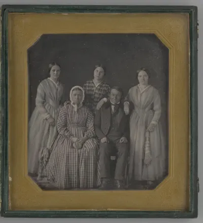 Untitled (Portrait of David and Christianna Palmer with daughters Sophia Magdalena, Christianna, and Regina A. Frederick)