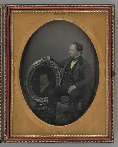 Untitled (Portrait of Man with Painting)