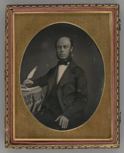 Untitled (Portrait of Seated Man Holding a Quill)
