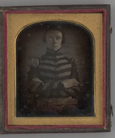 Untitled (Portrait of Seated Man with his Arms Crossed)