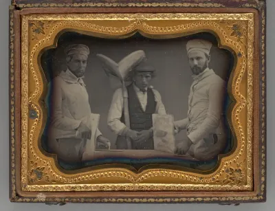 Untitled (Portrait of Three Standing Men)