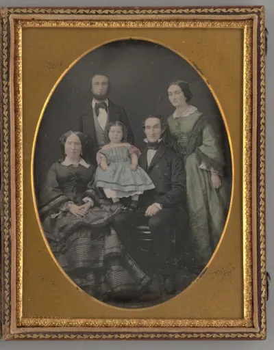 Untitled (Portrait of Two Women, Two Men, and One Girl)