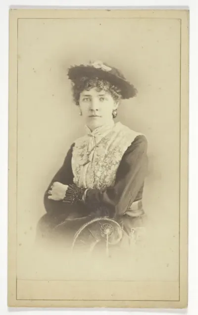 Untitled (Portrait of Woman with Hat)